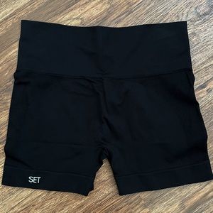 Set Active Sculptflex Bike Shorts in Black Size L